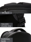 D-Pack Unisex Black Technological Backpack | Derimod D-Pack Unisex Black Technological Backpack | Derimod