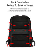 D-Pack Unisex Black Technological Backpack | Derimod D-Pack Unisex Black Technological Backpack | Derimod