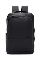 D-Pack Unisex Black Technological Fabric Backpack | Derimod D-Pack Unisex Black Technological Fabric Backpack | Derimod