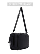 D-Pack Unisex Black Technological Fabric Backpack | Derimod D-Pack Unisex Black Technological Fabric Backpack | Derimod