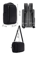 D-Pack Unisex Siyah Teknolojik Kumaş Sırt Çantası | Derimod D-Pack Unisex Siyah Teknolojik Kumaş Sırt Çantası | Derimod