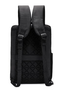 D-Pack Unisex Black Technological Fabric Backpack | Derimod D-Pack Unisex Black Technological Fabric Backpack | Derimod