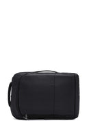 D-Pack Unisex Black Technological Fabric Backpack | Derimod D-Pack Unisex Black Technological Fabric Backpack | Derimod