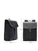D-Pack Men's Black Fabric Backpack | Derimod D-Pack Men's Black Fabric Backpack | Derimod