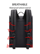 D-Pack Men's Black Fabric Backpack | Derimod D-Pack Men's Black Fabric Backpack | Derimod