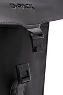 D-Pack Men's Black Fabric Backpack | Derimod D-Pack Men's Black Fabric Backpack | Derimod