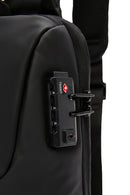 D-Pack Men Black Technological Crossbody Bag | Derimod D-Pack Men Black Technological Crossbody Bag | Derimod