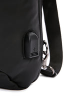 D-Pack Men Black Technological Crossbody Bag | Derimod D-Pack Men Black Technological Crossbody Bag | Derimod