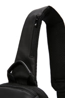 D-Pack Men Black Technological Crossbody Bag | Derimod D-Pack Men Black Technological Crossbody Bag | Derimod