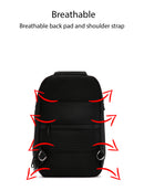 D-Pack Men Black Technological Crossbody Bag | Derimod D-Pack Men Black Technological Crossbody Bag | Derimod