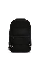 D-Pack Men Black Technological Crossbody Bag | Derimod D-Pack Men Black Technological Crossbody Bag | Derimod