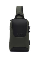 D-Pack Men Khaki Technological Crossbody Bag | Derimod D-Pack Men Khaki Technological Crossbody Bag | Derimod