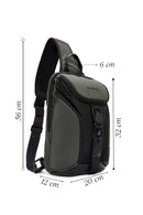D-Pack Men's Green Long Strap Shoulder Bag | Derimod D-Pack Men's Green Long Strap Shoulder Bag | Derimod