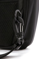 D-Pack Men's Black Technological Hardcase Long Strap Shoulder Bag | Derimod D-Pack Men's Black Technological Hardcase Long Strap Shoulder Bag | Derimod