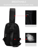 D-Pack Men's Black Technological Hardcase Long Strap Shoulder Bag | Derimod D-Pack Men's Black Technological Hardcase Long Strap Shoulder Bag | Derimod