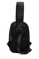 D-Pack Men's Black Technological Hardcase Long Strap Shoulder Bag | Derimod D-Pack Men's Black Technological Hardcase Long Strap Shoulder Bag | Derimod