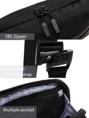 D-Pack Men's Black Waist Bag | Derimod D-Pack Men's Black Waist Bag | Derimod
