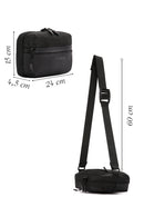 D-Pack Men's Black Waist Bag | Derimod D-Pack Men's Black Waist Bag | Derimod