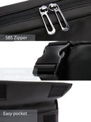 D-Pack Men's Black Waist Bag | Derimod D-Pack Men's Black Waist Bag | Derimod