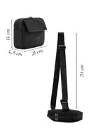 D-Pack Men's Black Waist Bag | Derimod D-Pack Men's Black Waist Bag | Derimod