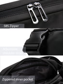 D-Pack Men's Black Waist Bag | Derimod D-Pack Men's Black Waist Bag | Derimod