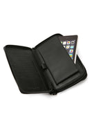 Men's Black Leather Handbag with Phone Compartment | Derimod Men's Black Leather Handbag with Phone Compartment | Derimod