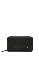 Men's Black Leather Handbag with Phone Compartment | Derimod Men's Black Leather Handbag with Phone Compartment | Derimod