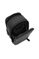 Men's Black Leather Crossbody Bag | Derimod Men's Black Leather Crossbody Bag | Derimod