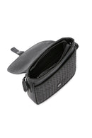 Men's Gray Woven Messenger Bag | Derimod Men's Gray Woven Messenger Bag | Derimod
