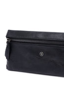 Erkek Siyah Deri Mini El Çantası | Derimod Erkek Siyah Deri Mini El Çantası | Derimod