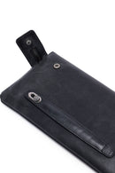 Erkek Siyah Deri Mini El Çantası | Derimod Erkek Siyah Deri Mini El Çantası | Derimod