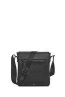 Men's Black Leather Crossbody Bag | Derimod Men's Black Leather Crossbody Bag | Derimod