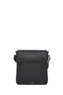 Men's Black Leather Crossbody Bag | Derimod Men's Black Leather Crossbody Bag | Derimod