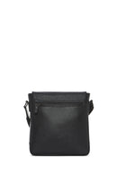 Men's Black Leather Crossbody Bag | Derimod Men's Black Leather Crossbody Bag | Derimod