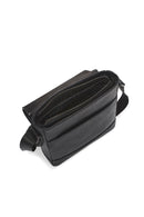 Men's Black Leather Crossbody Bag | Derimod Men's Black Leather Crossbody Bag | Derimod
