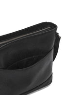 Men's Black Leather Crossbody Bag | Derimod Men's Black Leather Crossbody Bag | Derimod