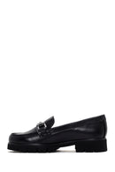 Derimod Gritti Women's Black Leather Classic Loafer | Derimod Derimod Gritti Women's Black Leather Classic Loafer | Derimod