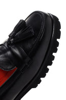 Derimod Gritti Kadın Siyah Deri Maskülen Loafer | Derimod Derimod Gritti Kadın Siyah Deri Maskülen Loafer | Derimod