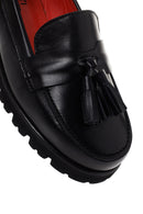 Derimod Gritti Women's Black Leather Masculine Loafer | Derimod Derimod Gritti Women's Black Leather Masculine Loafer | Derimod