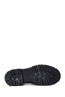 Women's Black Leather Buckle Loafer | Derimod Women's Black Leather Buckle Loafer | Derimod