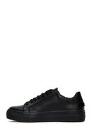 Women's Black Leather Sneaker | Derimod Women's Black Leather Sneaker | Derimod