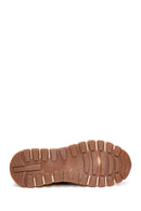 Women's Mink Suede Leather Sneaker | Derimod Women's Mink Suede Leather Sneaker | Derimod