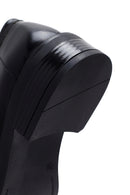 Kadın Siyah Deri Püsküllü Maskülen Loafer | Derimod Kadın Siyah Deri Püsküllü Maskülen Loafer | Derimod