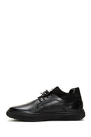 Men's Black Leather Casual Sneaker | Derimod Men's Black Leather Casual Sneaker | Derimod
