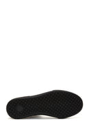 Men's Black Leather Casual Sneaker | Derimod Men's Black Leather Casual Sneaker | Derimod