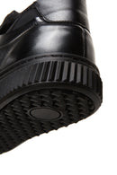 Men's Black Leather Casual Sneaker | Derimod Men's Black Leather Casual Sneaker | Derimod