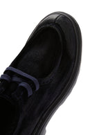 Men's Navy Blue Suede Leather Casual Shoes | Derimod Men's Navy Blue Suede Leather Casual Shoes | Derimod
