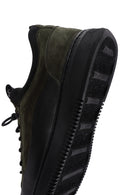 Erkek Haki Nubuk Deri Sneaker | Derimod Erkek Haki Nubuk Deri Sneaker | Derimod