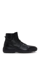 Men's Black Leather Boots | Derimod Men's Black Leather Boots | Derimod