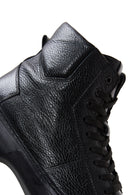 Men's Black Leather Boots | Derimod Men's Black Leather Boots | Derimod